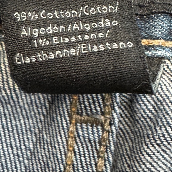 Calvin Klein Women’s Flare Blue Denim Jeans Size 6 Mid Rise Stretch - Picture 6 of 8
